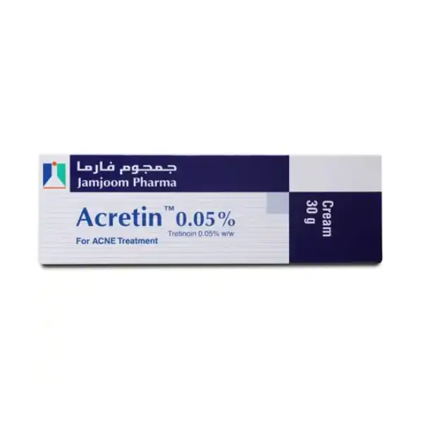 ACRETIN CR. 0.05% 30GM أكريتين CR. 0.05% 30 جرام