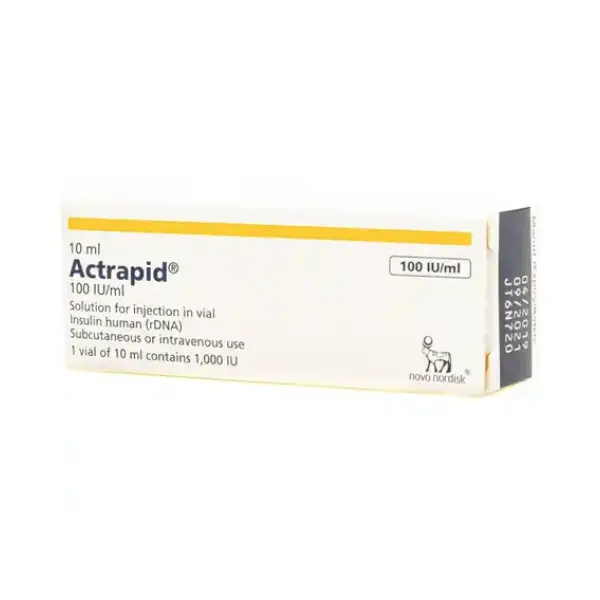 ACTRAPID HM 100IU_ML أكترابيد إتش إم 100 وحدة دولية/مل