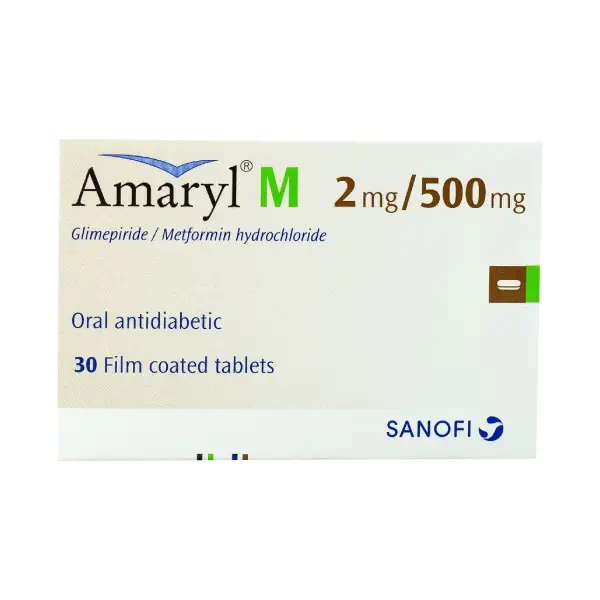 AMARYL 2MG 30_S اماريل 2 مجم 30 قرص