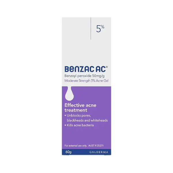 BENZAC AC 5% 60G GEL جل بنزاك ايه سي 5% 60 جرام