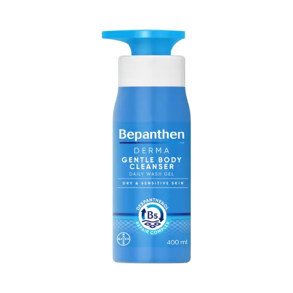 BEPANTHENE GENTLE BODY CLEANSER GEL 400ML جل بيبانثين المنظف اللطيف للجسم 400 مل