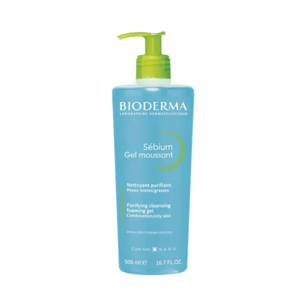 BIODERMA SEBIUM FOAMING GEL 500ML جل رغوي بيوديرما سيبيوم 500 مل