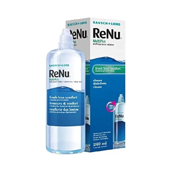 BOSCH&LOMB RENU MULTI PURPOSE 240ML SOLUTION محلول BOSCH&LOMB RENU متعدد الأغراض 240 مل