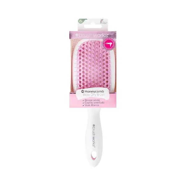 BRUSH WORKS HONEY COMB BLOW DRY BRUSH فرشاة تجفيف الشعر بفرشاة العسل من بروش ووركس