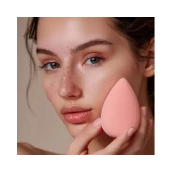 BRUSH WORKS KONJAC SPONGE PINK CLAY فرشاة عمل إسفنجة كونجاك طينية وردية اللون