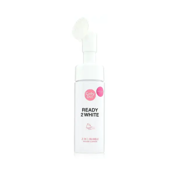 CATHY DOLL READY 2 WHITE 2 IN 1 BUBBLE CLEANSER منظف الفقاعات 2 في 1 من كاثي دول ريدي 2 وايت