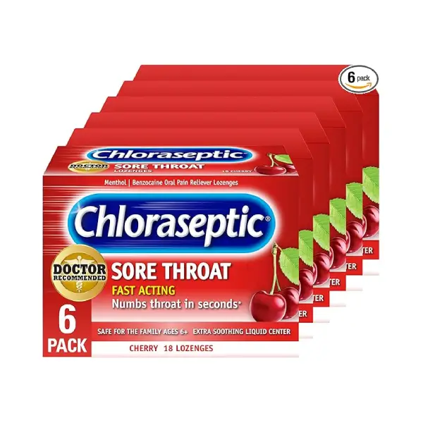CHLORASEPTIC CHERRY 18 LOZ كلوراسبتيك الكرز 18 لوز
