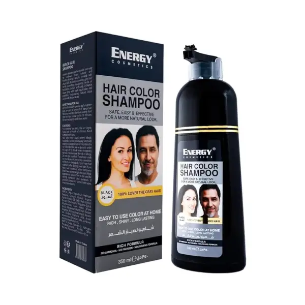 ENERGY HAIR COLOR SHAMPOO BLACK شامبو لون الشعر بالطاقة السوداء