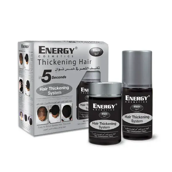ENERGY THICKENING HAIR BLACK طاقة تكثيف الشعر الأسود
