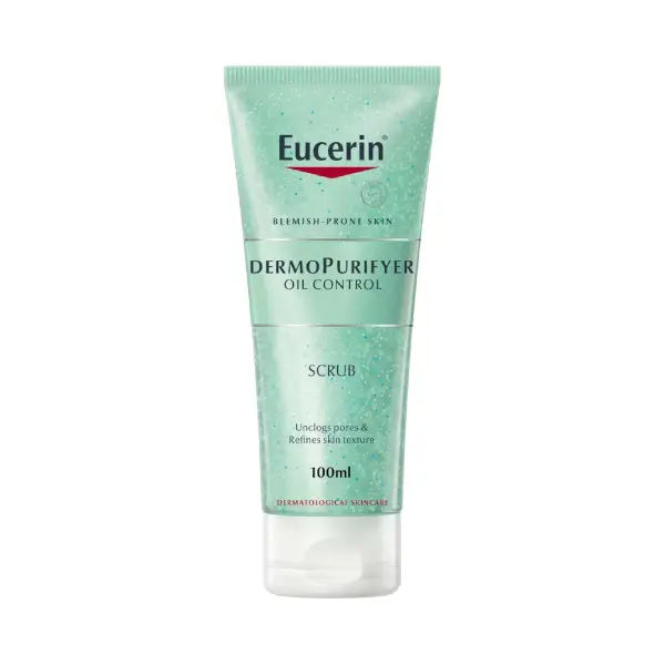 EUCERIN DERMO PURIFYER OIL CONTROL SCRUB مقشر يوسيرين ديرمو للتحكم بالزيوت
