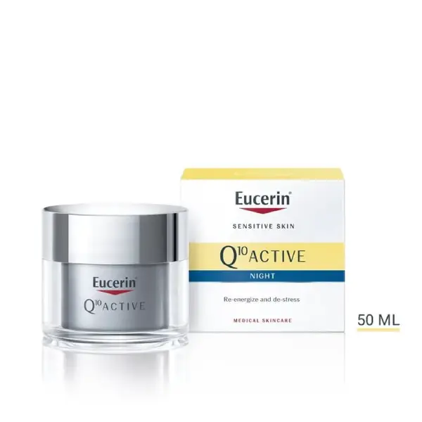 EUCERIN Q10 ANTI-WRINKLE +PRO-RETINOL NIGHT CREAM كريم يوسيرين كيو 10 الليلي المضاد للتجاعيد + برو ريتينول