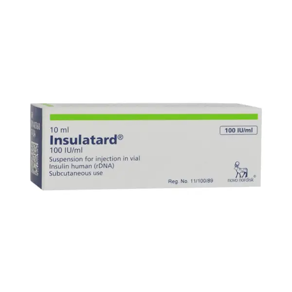 INSULATARD HM 100 IU_MK 10ML انسولاتارد حقن سكري 100 وحدة دولية / مل - 10 مل