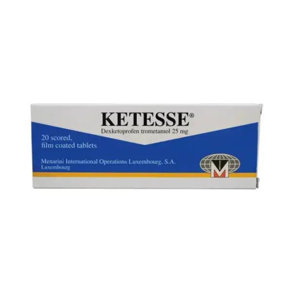 KETESSE TAB. 25MG 20.S كيتيس أقراص 25 مجم 20 قرص