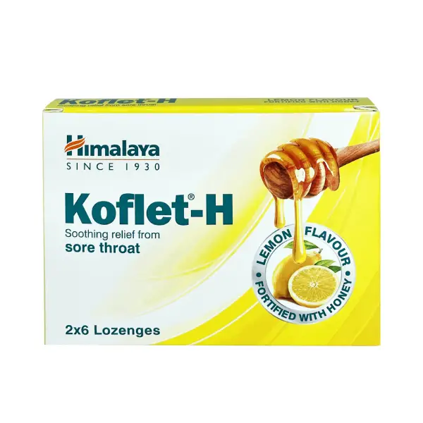 KOFLET-H HONEY & LEMON 12 LOZENGES كوفليت-إتش عسل وليمون 12 قرص