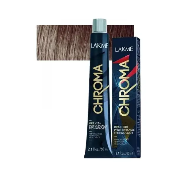 LAKME CHROMA BLUE ASH MEDIUM BLONDE 7_17 لاكمي كروما بلو آش أشقر متوسط 7/17