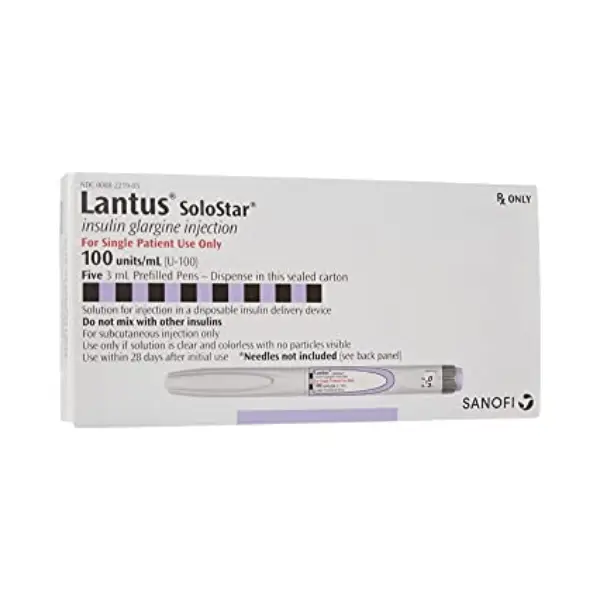 LANTUS SOLOSTAR 100UNITS_ML 5X3ML لانتوس سولوستار 100 وحدة/مل 5X3 مل