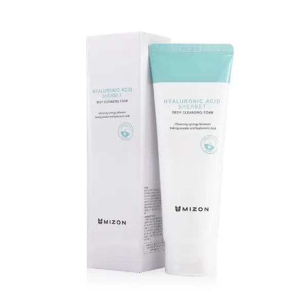 MIZON HYALURONIC CLEANSING FOAM 150 ML رغوة تنظيف حمض الهيالورونيك من ميزون 150 مل