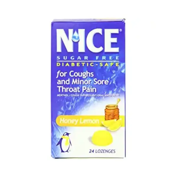 NICE HONEY LEMON 24 LOZENGES عسل لطيف بنكهة الليمون 24 قرصًا