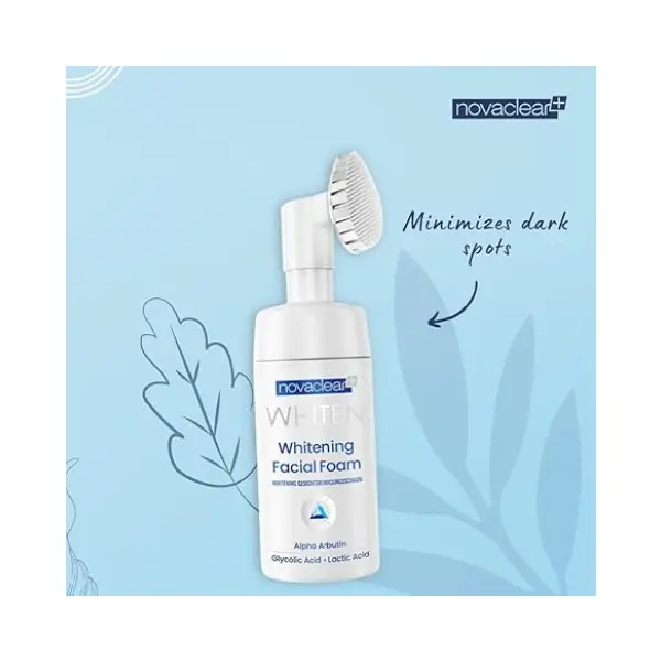 NOVACLEAR WHITENING FACIAL FOAM 100ML رغوة تبييض الوجه نوفاكلير 100 مل