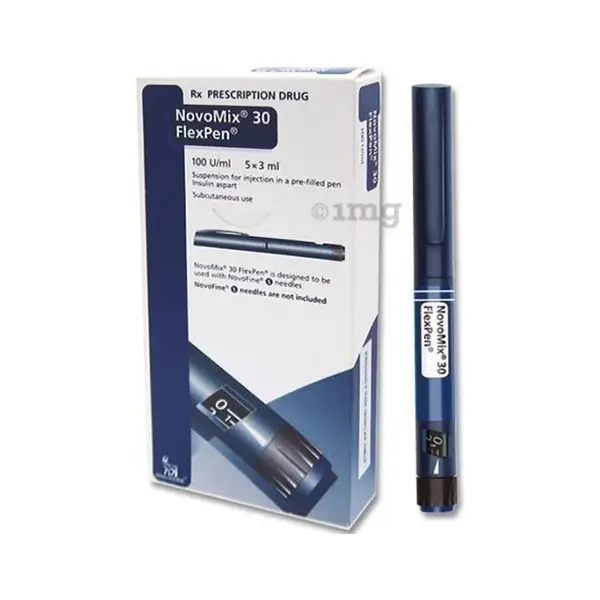 NOVOMIX 30 FLEXPEN 100IU_ML INJ. 3ML 5CRT نوفوميكس 30 فليكسبن 100 وحدة دولية/مل إنج. 3 مل 5CRT