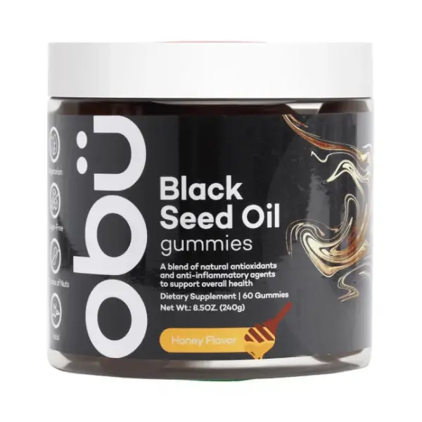 OBU BLACK SEED OIL 60 S زيت حبة البركة السوداء من أوبو 60 كيس