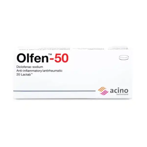 OLFEN 50 MG 20 TAB أولفين 50 مجم 20 قرص