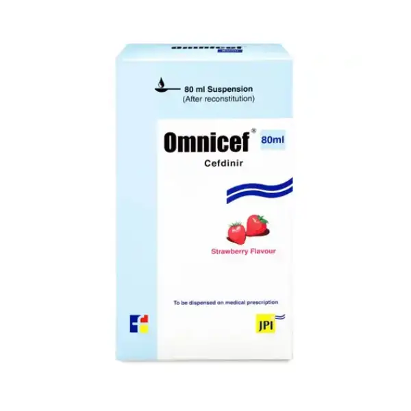 OMNICEF SUSP.125MG_5ML 80ML أومنيسيف معلق 125 مجم/5 مل 80 مل