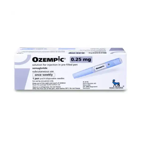 OZEMPIC 0.25MG PREFILLED SYRING 1'S حقنة مملوءة مسبقًا من أوزيمبيك 0.25 ملجم، عبوة واحدة