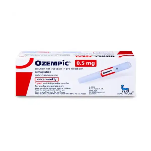 OZEMPIC 0.5MG PREFILLED SYRING 1'S حقنة أوزيمبيك 0.5 مجم مملوءة مسبقًا، عبوة واحدة