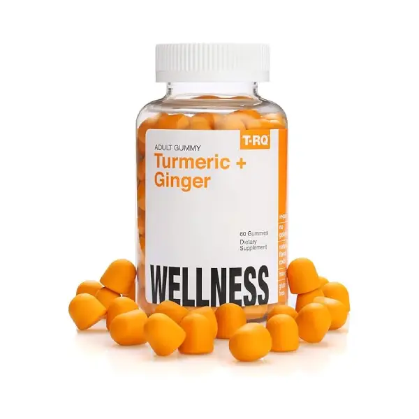 TRQ TURMERIC +GINGER 60 GUMMIES TRQ الكركم والزنجبيل 60 حبة