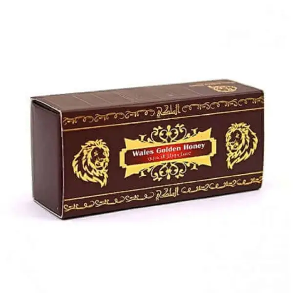 WALES GOLDEN HONEY 4 SACHETS (C=162) عسل ويلز الذهبي 4 أكياس