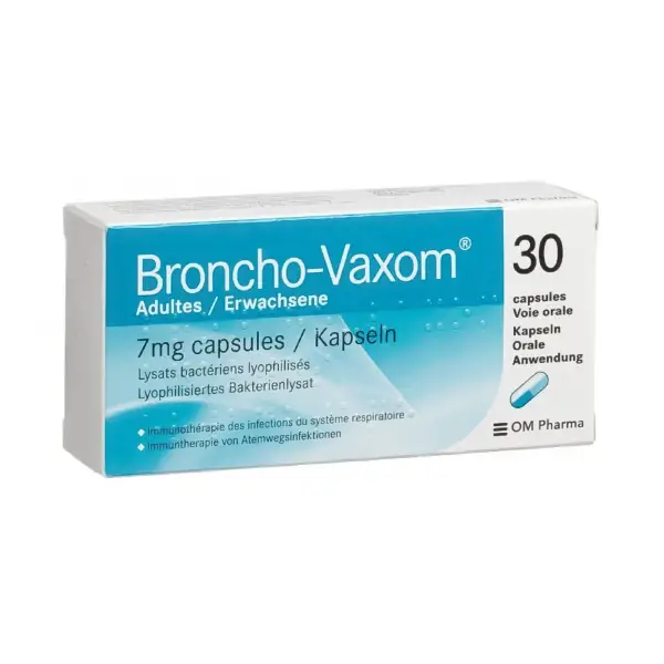 BRONCHO-VAXOM ADULTS 30 CAPS برونكو-فاكسوم للبالغين 30 كبسولة