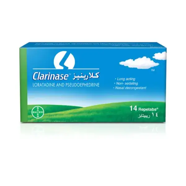 CLARINASE REPETABS 14 TABS كلاريناز ريبتابس 14 قرص