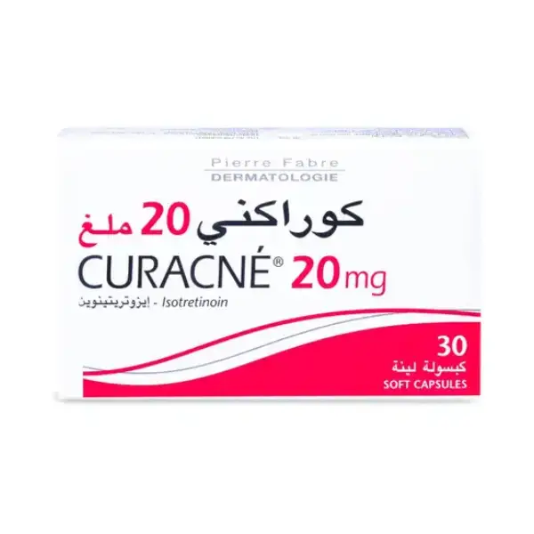CURACNE GE 20MG 30CAP كوراكني جي إي 20 مجم 30 كبسولة