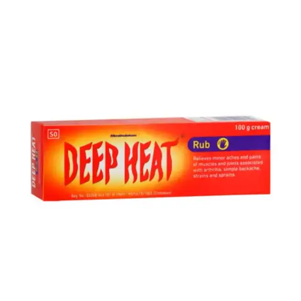 DEEP HEAT RUB OINTMENT 100G DEEP HEAT RUB OINTMENT 100G