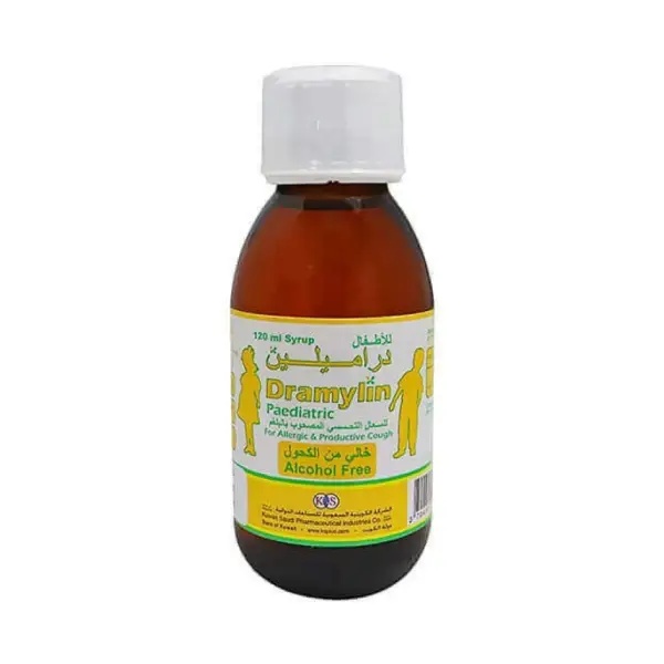 DRAMYLIN PAEDIATRIC SYRUP 120ML (C=25) DRAMYLIN PAEDIATRIC SYRUP 120ML