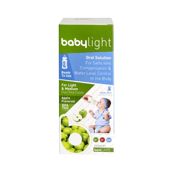 KONICARE BABYLIGHT ORAL SOL. APPLE FLAVOR 250ML KONICARE BABYLIGHT ORAL SOL. APPLE FLAVOR 250ML