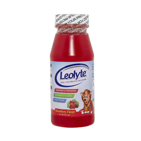 LEOLYTE ORAL ELECTROLYTE STRAWBERRY FLAVOR ليوليت إلكتروليت فموي بنكهة الفراولة