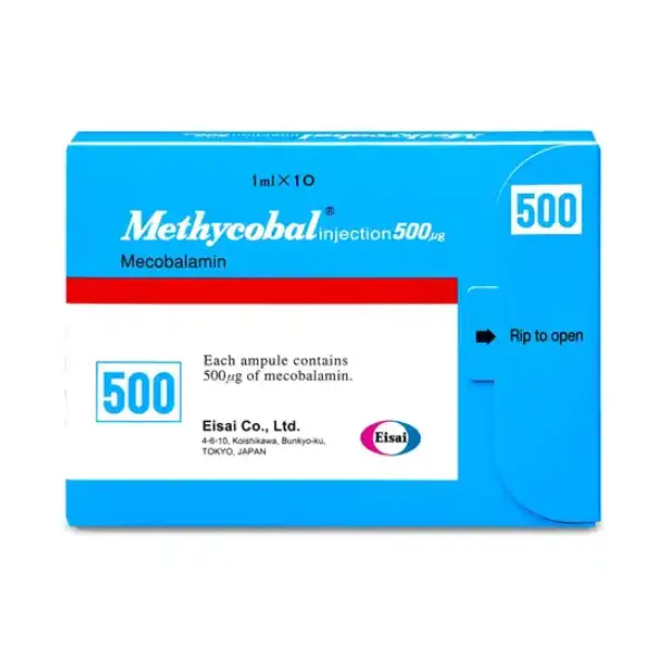 METHYCOBAL INJ 500 MCG 10 AMP ميثيكوبال إنج 500 ميكروجرام 10 أمبولات
