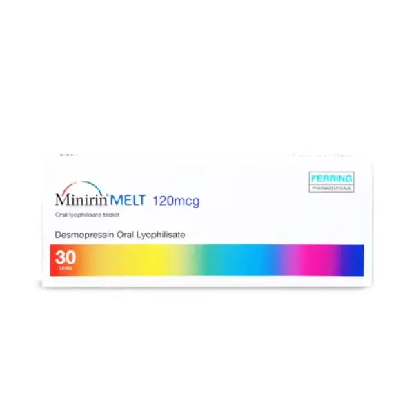 MINIRIN MELT 120 MCG 30 TABS مينيرين ميلت 120 ميكروجرام 30 قرص