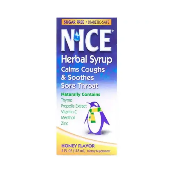 NICE HERBAL COUGH SYR. 118ML NICE HERBAL COUGH SYR. 118ML