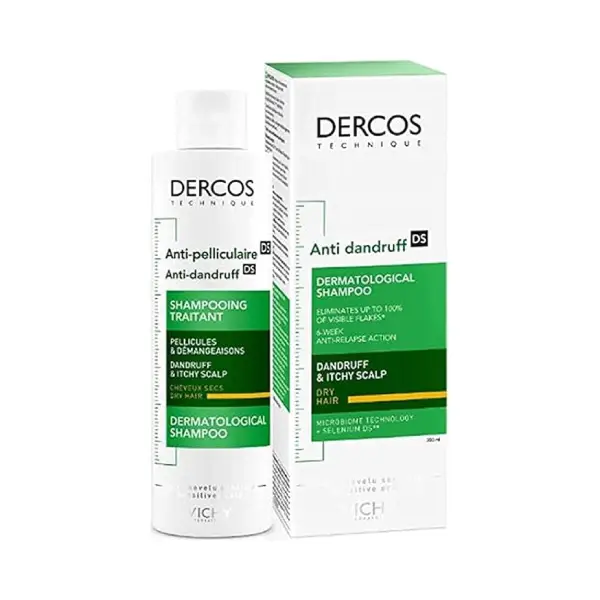 VICHY DERCOS ANTI-DAND DS.SHAM.200ML(NOR-OILY) فيشي ديركوس شامبو مضاد للقشرة 200 مل (غير دهني)