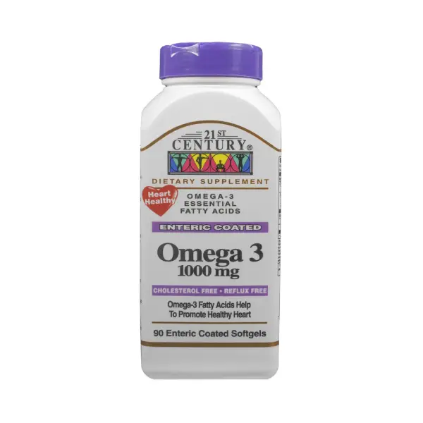 21 CENTURY OMEGA 3 1000MG 90CAPS 21 CENTURY OMEGA 3 1000MG 90CAPS