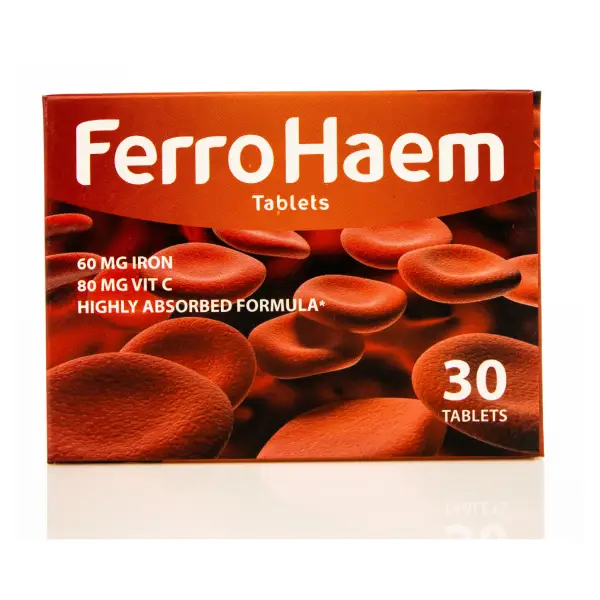 FERRO HAEM 30 TABLET فيرو هيم 30 قرص