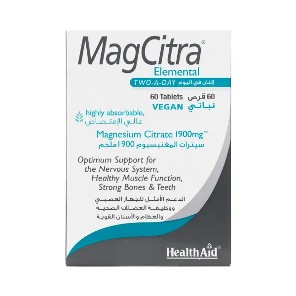 HEALTH AID MAGCITRA 60 TABLET HEALTH AID MAGCITRA 60 TABLET