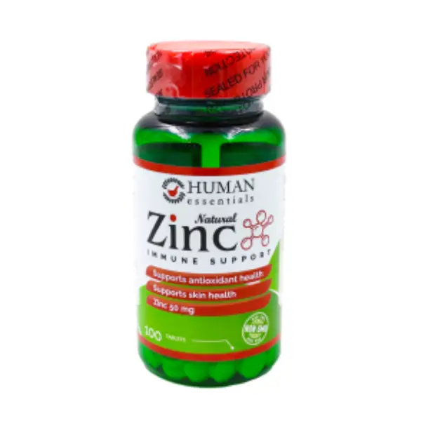 HUMAN ESSENTIALS ZINC 50MG 100_S HUMAN ESSENTIALS ZINC 50MG 100_S