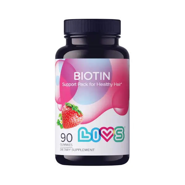 LIVS BIOTIN 10000 MCG 90 GUMMIES LIVS BIOTIN 10000 MCG 90 GUMMIES