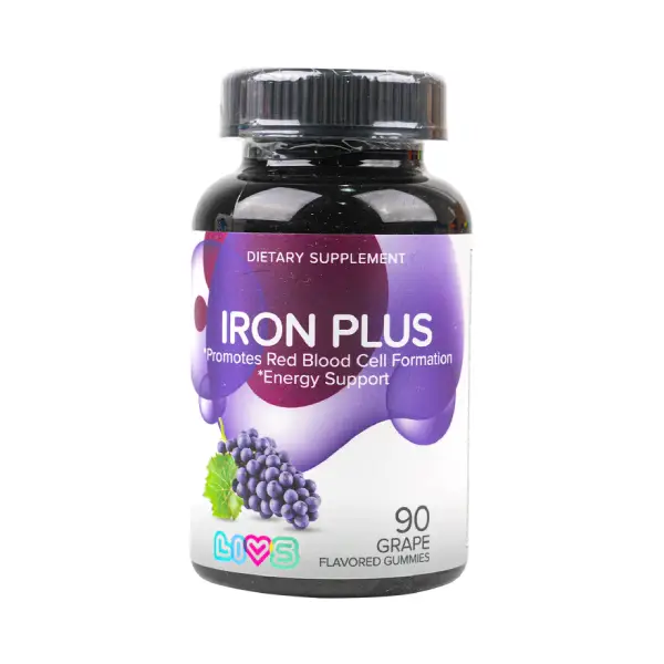 LIVS IRON PLUS 90 GUMMIES ليفز ايرون بلس 90 علكة