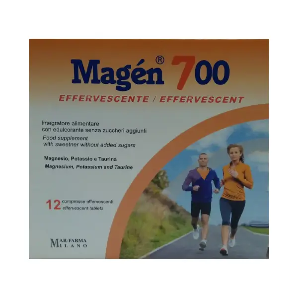 MAGEN 700 MAGESIUM 12 EFFER. TAB. MAGEN 700 MAGESIUM 12 EFFER. TAB.