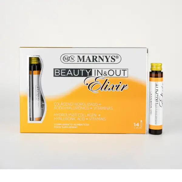 MARNYS BEAUTY IN &OUT ELIXIR 14 AMP. MARNYS BEAUTY IN &OUT ELIXIR 14 AMP.